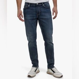 DKNY Bedford Jeans Slim Fit Men's 29X32 Dark Blue Slim Jeans Gershwin awash-NWT